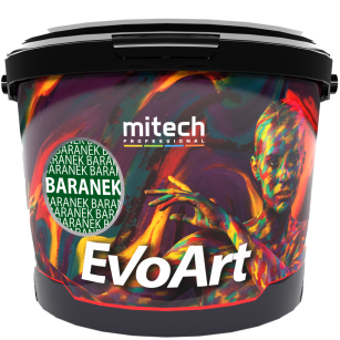 MITECH BARANEK EVOART farba dekoracyjna strukturalna o granulacji 1,5 mm