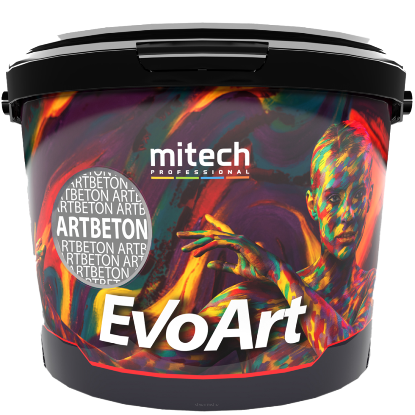 MITECH ARTBETON EVOART tynk dekoracyjny imitacja betonu 15kg